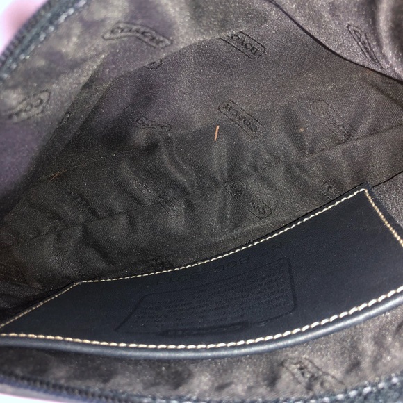 Vintage Black Coach Pochette - Picture 6 of 10
